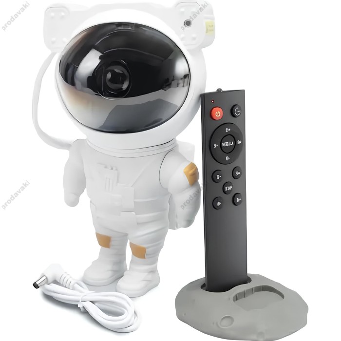 Нічний світильник-проектор XO CF1 Astronaut Star Projector Lamp White