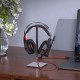 Дротові навушники HOCO W102 gaming Cool tour headphones LED Black-red