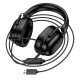 Дротові навушники HOCO W113 Dynamic channel gaming headphones USB 7.1 Black