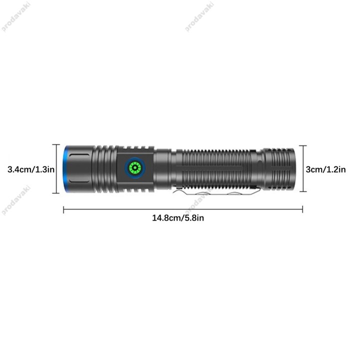Ліхтарик ручний CH T-87908 Black