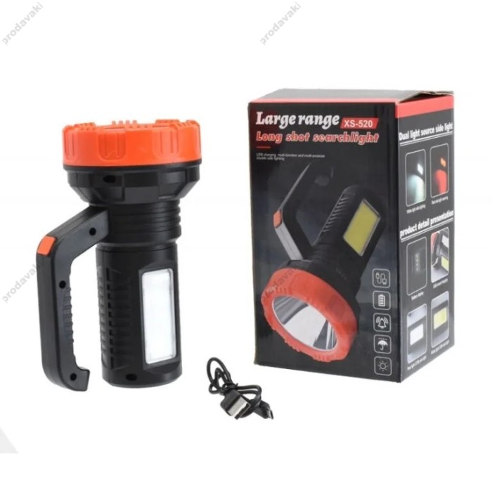 Ліхтарик ручний CH XS-520 Working Light Black