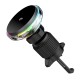 Автомобільний тримач із бездротовою зарядкою WiWU CH-324 Qi2 AURORA Car Wireless Charger Black