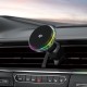 Автомобільний тримач із бездротовою зарядкою WiWU CH-324 Qi2 AURORA Car Wireless Charger Black