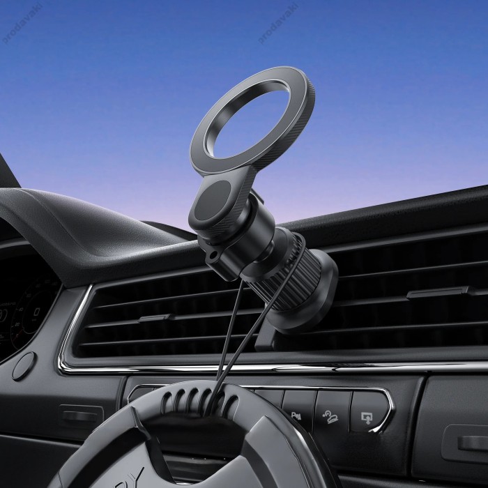 Автомобільний тримач WiWU Wi-W051 MAGO Series Magsafe Car Mount Black