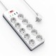 Мережевий подовжувач WiWU Wi-S008 14 in 1 20W GaN Power Strip 2C+2A+10AC 2м White