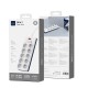 Мережевий подовжувач WiWU Wi-S008 14 in 1 20W GaN Power Strip 2C+2A+10AC 2м White