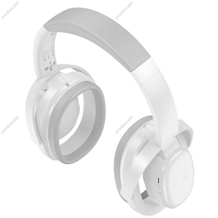 Бездротові Bluetooth навушники Hoco W67 Rhyme open headphones BT 5.4 White-grey