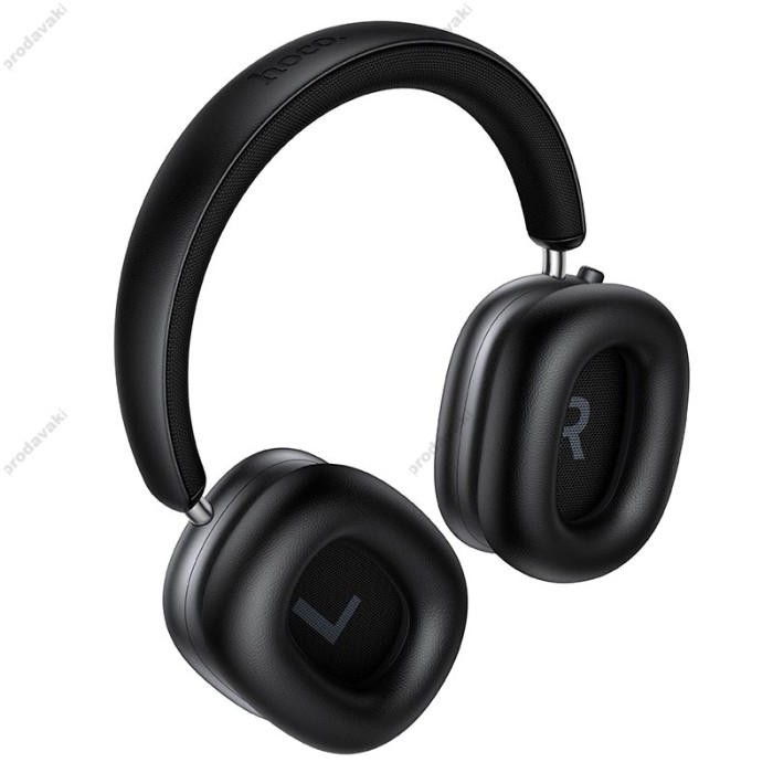 Бездротові Bluetooth навушники Hoco W63 Triunfo ANC BT headphones (App) BT 5.4 Black