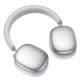Бездротові Bluetooth навушники Hoco W63 Triunfo ANC BT headphones (App) BT 5.4 Silver