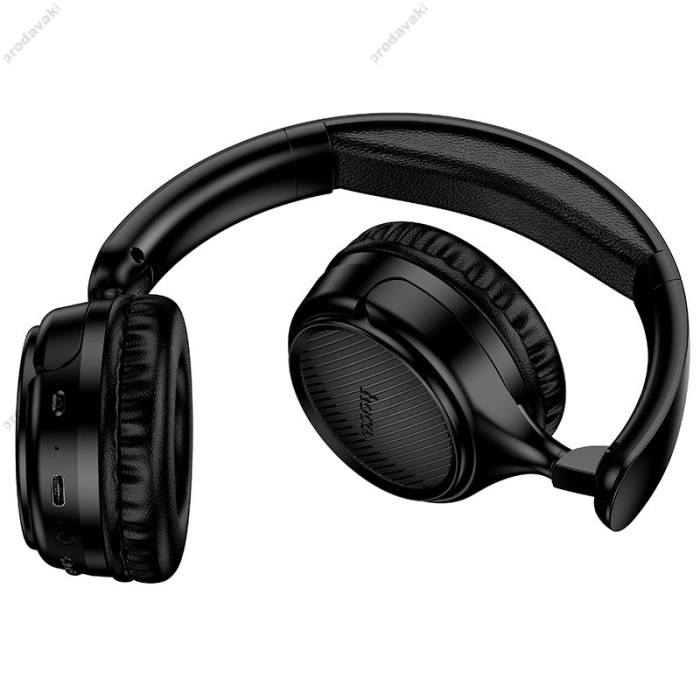 Бездротові Bluetooth навушники Hoco W66 Wave headphones BT 5.4 Black