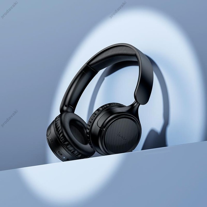 Бездротові Bluetooth навушники Hoco W66 Wave headphones BT 5.4 Black