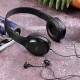 Дротові навушники HOCO W24 Enlighten headphones with mic set Black-purple