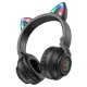 Бездротові Bluetooth навушники BOROFONE BO18 Cat ear headphones BT 5.0 Black