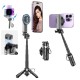 Монопод-трипод XO SS22 4-in-1 Magnetic Multi-function Mini BT Selfie Stick 0.40m Black