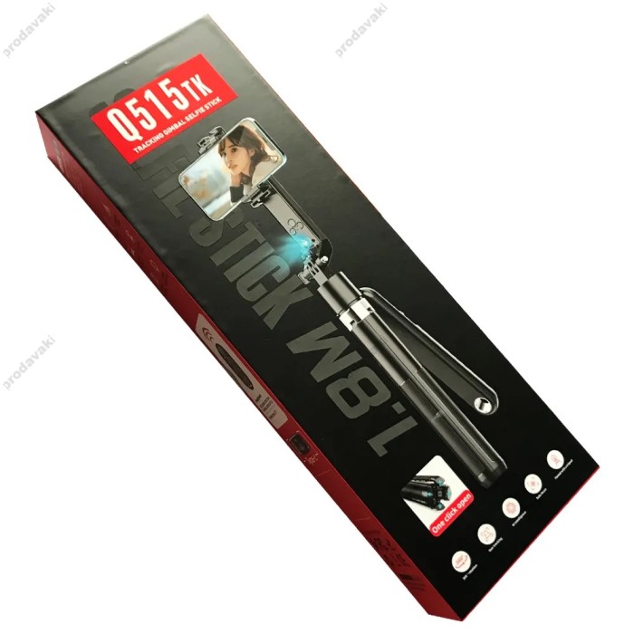 Монопод-трипод PRO Series Q515TK AI TRACKING 360 Bluetooth з пультом 1.85m Black
