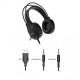 Дротові навушники HOCO W109 Plus Rich channel gaming headphones RGB USB Black