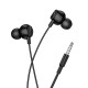Дротові навушники HOCO M117 Victory universal earphones with microphone 3.5mm Black