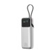 Повербанк портативний акумулятор Power bank WiWU PM301 Fast Charge 130W 20000 mAh Silver