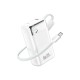 Повербанк портативний акумулятор Power bank WiWU T132 Built-in Cable 65W 12000 mAh White