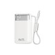 Повербанк портативний акумулятор Power bank WiWU T132 Built-in Cable 65W 12000 mAh White