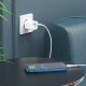 Мережевий зарядний пристрій HOCO N19 Rigorous charger Lightning Type-C 25W White
