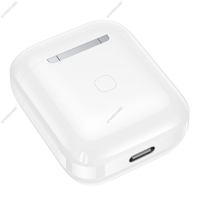 Бездротові Bluetooth навушники Hoco EW86 Cat true wireless touch screen BT headset BT 5.4 White