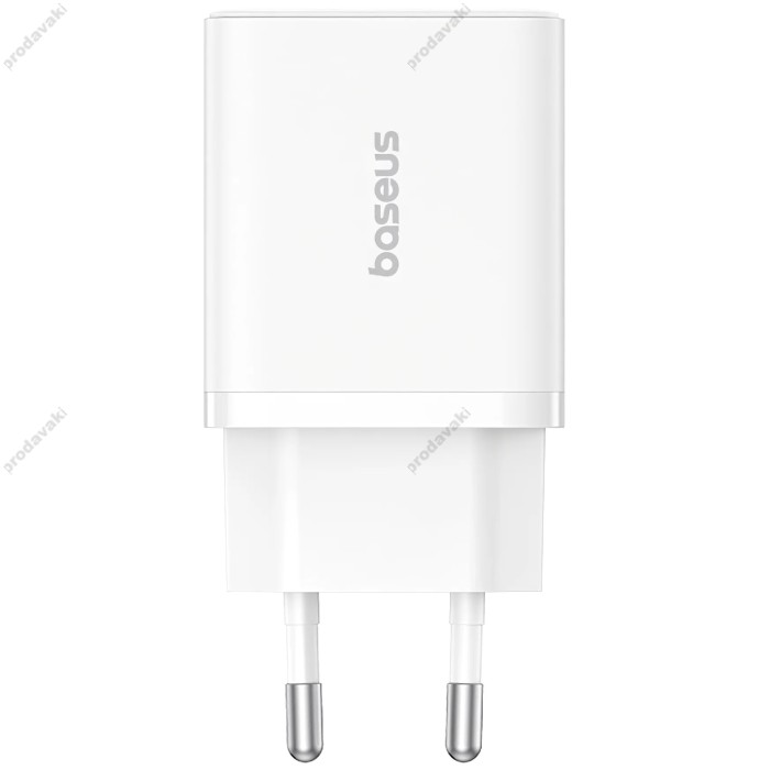 Мережевий зарядний пристрій Baseus Cube Fast Charger C+U 30W EU Cluster White P10111404213-00