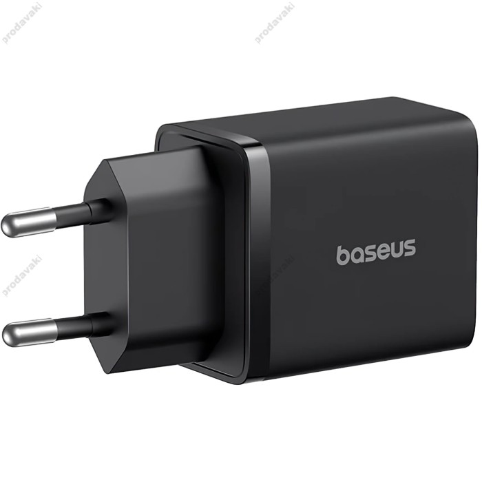 Мережевий зарядний пристрій Baseus Cube Fast Charger C+U 30W EU Cluster Black P10111404113-00