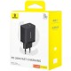 Мережевий зарядний пристрій Baseus Cube Fast Charger C+U 30W EU Cluster Black P10111404113-00