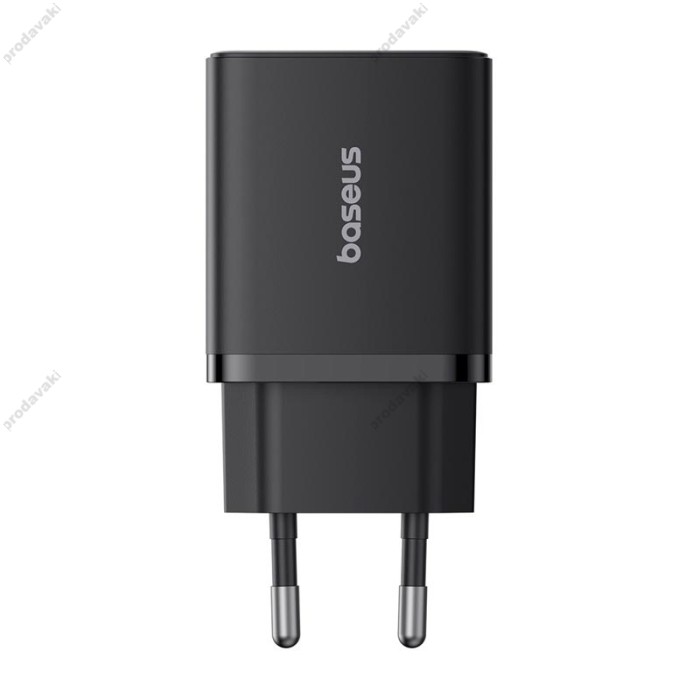 Мережевий зарядний пристрій Baseus Cube Fast Charger C+U 20W EU Cluster Black P10111403113-00