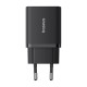 Мережевий зарядний пристрій Baseus Cube Fast Charger C+U 20W EU Cluster Black P10111403113-00
