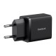 Мережевий зарядний пристрій Baseus Cube Fast Charger C+U 20W EU Cluster Black P10111403113-00