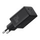 Мережевий зарядний пристрій Baseus Cube Fast Charger C+U 20W EU Cluster Black P10111403113-00