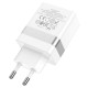 Мережевий зарядний пристрій HOCO N21 Extension speed charger 30W White