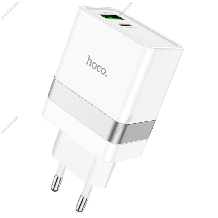 Мережевий зарядний пристрій HOCO N21 Extension speed charger 30W White