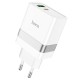 Мережевий зарядний пристрій HOCO N21 Extension speed charger 30W White