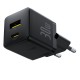 Мережевий зарядний пристрій Baseus Palm Type-C+USB Type-C cable 30W Black P1011160A113-01