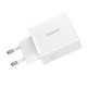 Мережевий зарядний пристрій Baseus Cube Fast Charger 2U+C 30W Cluster White P10111402213-00