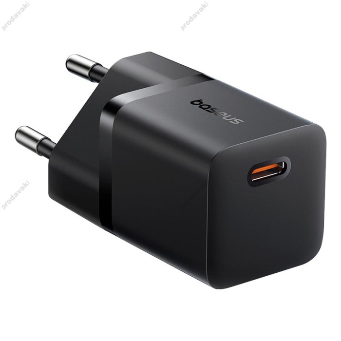 Мережевий зарядний пристрій Baseus GaN5 Fast Charger (mini) 25W Black P10110909113-00
