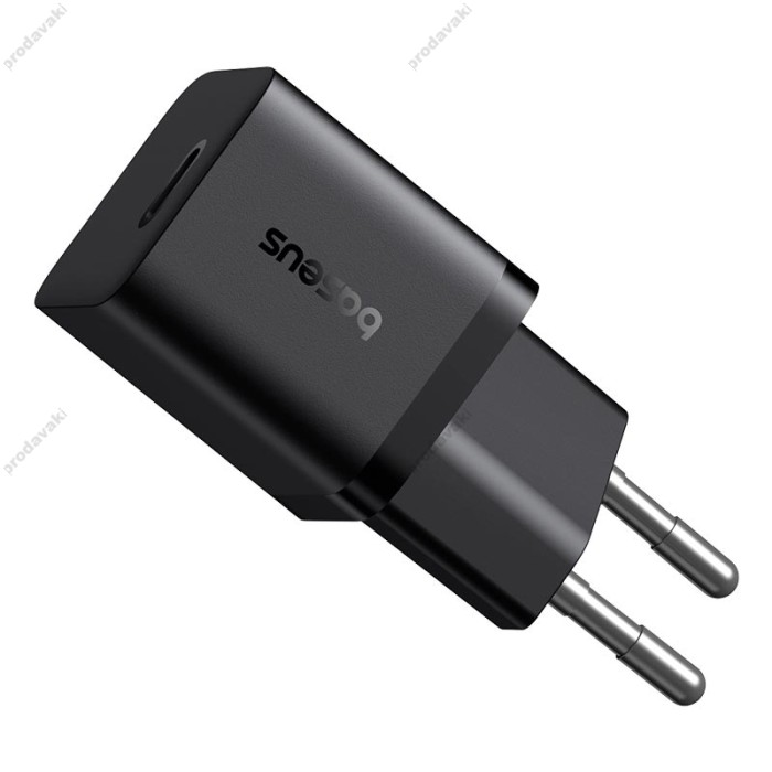 Мережевий зарядний пристрій Baseus GaN5 Fast Charger (mini) 25W Black P10110909113-00