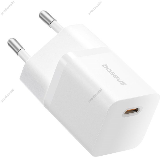 Мережевий зарядний пристрій Baseus GaN5 Fast Charger (mini) 25W White P10110909213-00
