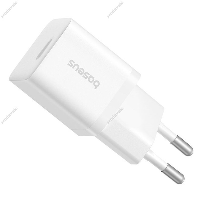 Мережевий зарядний пристрій Baseus GaN5 Fast Charger (mini) 25W White P10110909213-00
