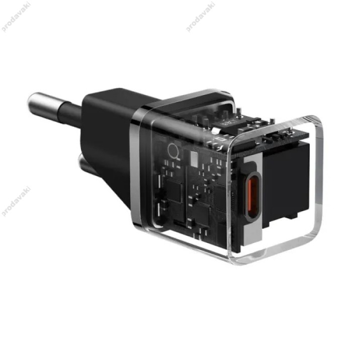 Мережевий зарядний пристрій Baseus GaN5 Fast Charger (mini) Type-C Cable 20W Black P10110900113-00