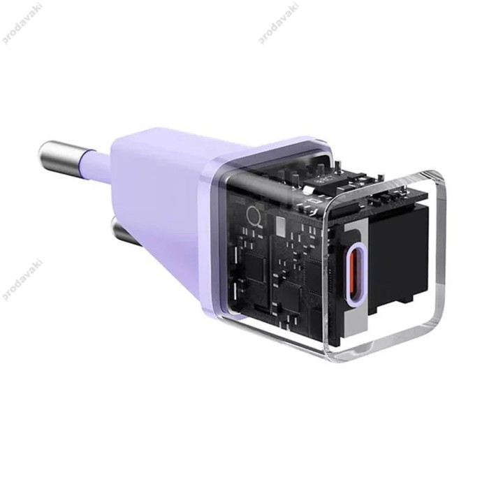 Мережевий зарядний пристрій Baseus GaN5 Fast Charger (mini) 20W Purple CCGN050105