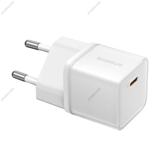 Мережевий зарядний пристрій Baseus GaN5S Fast Charger 20W White P10162503213-00