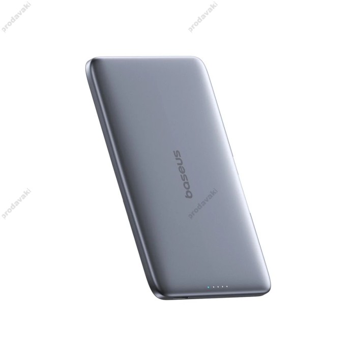 Повербанк портативний акумулятор Power bank Baseus PicoGo AM41 Ultra-Slim Magnetic 5000 mAh 20W Grey P1007680C813-00