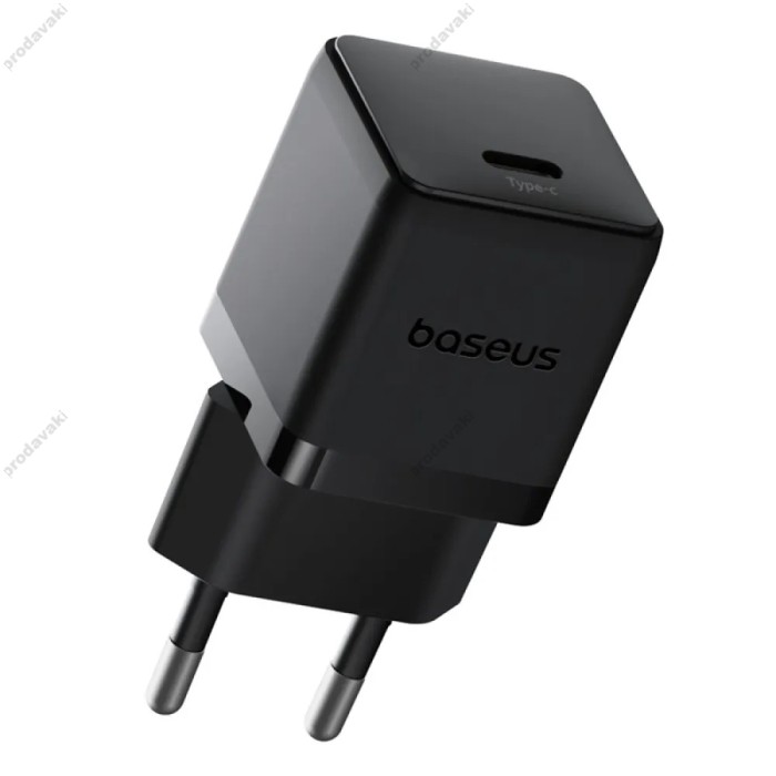 Мережевий зарядний пристрій Baseus Palm Fast Charger Type-C Cable 30W Black P10111605113-01