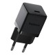 Мережевий зарядний пристрій Baseus Palm Fast Charger Type-C Cable 30W Black P10111605113-01