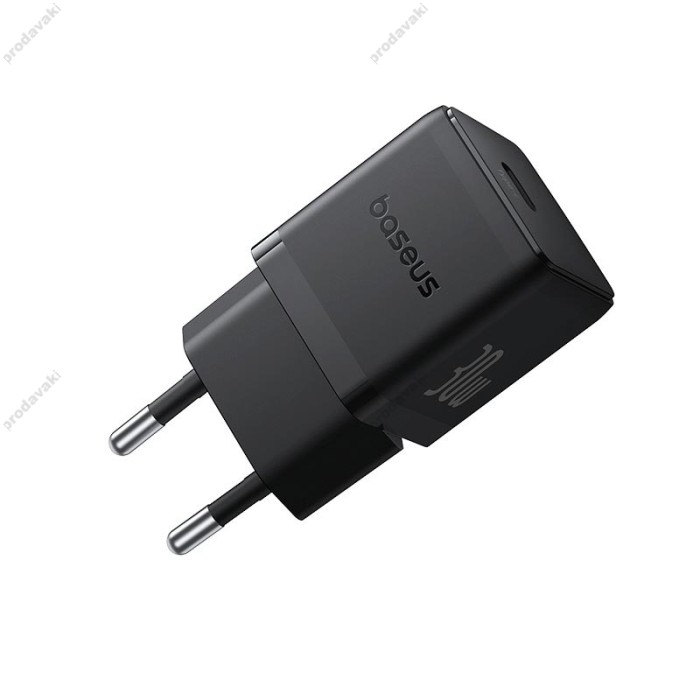 Мережевий зарядний пристрій Baseus Palm Fast Charger Type-C Cable 30W Black P10111605113-01