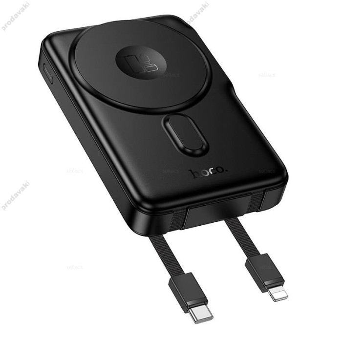 Повербанк портативний акумулятор Power bank Hoco Q48 Core magnetic PD 20W 10000 mAh Black
